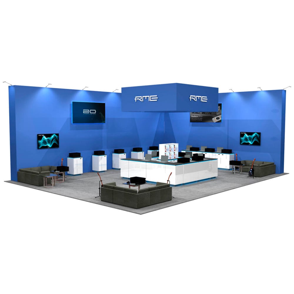 Large Exhibit Booth Rentals